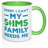 Dozili De Sims Mok Ik Kan Niet Mijn Sims Familie Nodig Me De Sims Gift Grappige Koffie Mokken Mok Voor Vriendje Computer Gamer Gift