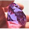 FAIRY TAIL & GLITZER FEE Glasdiamant kristalglas 5 cm diamant briljant decodiamant glas (lila)