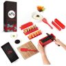 AYA Sushi Maker Kit Sushi Maker Rood Compleet met Sushi messen en exclusieve video tutorials 11 stuks DIY sushi set Eenvoudig en leuk voor beginners Sushi Roller Maki Roll Sushi Roller