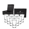 Elerise Verona borrelglaasjes set, borrelglaasset 12 stuks, 3cl, glazen met dikke bodem, hoogwaardig glas