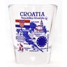 World By Shotglass Croatia EU Series Landmarks and Icons Shot Glass