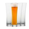 Schott Zwiesel Tarwebierglas bier Basic 0,5 l (set van 4), rechte tarweglazen voor tarwebier, vaatwasmachinebestendige Tritan-kristalglazen, Made in Germany (artikelnr. 130007)