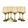 Glasmark KROSNO 1992 Glasmark Krosno Wijnglas 0,36 L Rode Wijn Wijnglazen Set Glazen Voor Rode Witte Kelkglas Vaatwasmachinebestendig Honingkleurig 6 X 360 Ml