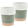 Villa Collection - Evig - Espressobeker 0,10l S/2 Groen/wit