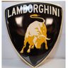 Fiftiesstore Lamborghini Logo Porceleinen Bord- 60 x 52cm