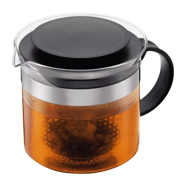 Bodum BISTRONOUVEAU Theepot  met Kunststof filter, 12 kops, 1.5 l Zwart