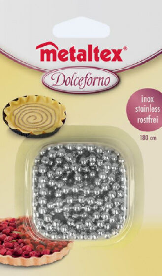 Metaltex taartgewicht Dolceforno 180 x 0,5 cm RVS zilver - Zilver