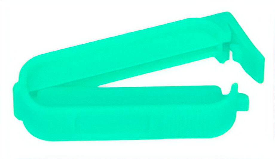 Metaltex vershoudclips 7 cm turquoise 7 stuks - Turquoise