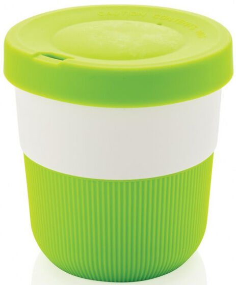 XD Design take away beker 0,3 liter 8,6 cm ABS/siliconen groen - Groen