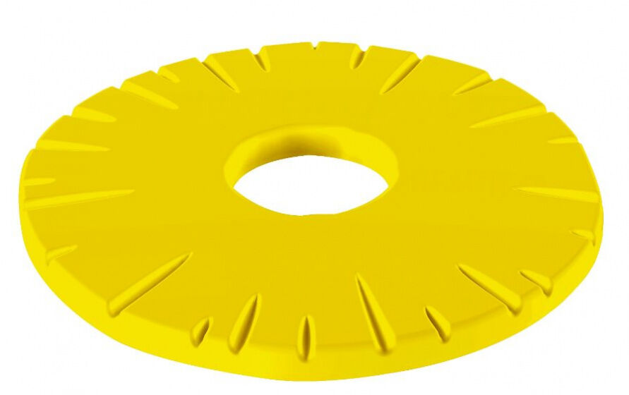 Zak!Designs onderzetter Ananas 15 cm melamine geel - Geel