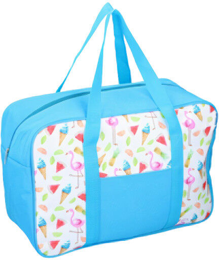 Fresh & Cold koeltas 24 liter 42 x 30 cm polyester blauw - Blauw