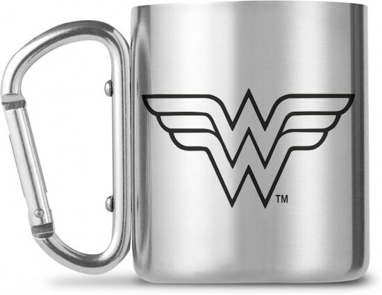 GB Eye mok Wonder Woman zilver/zwart 250 ml - Zilver,Zwart