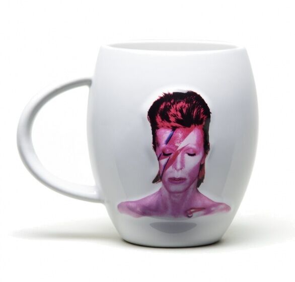 GB Eye ovale mok David Bowie Aladdin Sane wit 440 ml - Wit