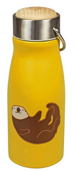 The Zoo drinkbeker Sea Otter 300 ml RVS geel/zilver - Geel,Zilver