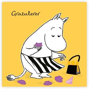 Moomin Mummi Dobbeltkort - Gratulerer - Hyttefeber.No