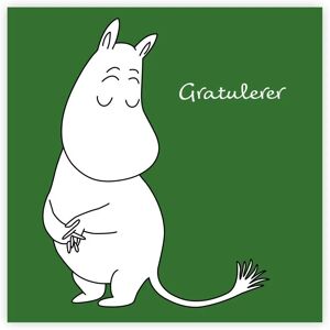 Moomin Mummi Dobbeltkort - Gratulerer - Hyttefeber.No