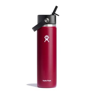 Hydro Flask Wide Mouth With Flex Straw Cap Med Sugerør, 710 Ml (24oz), Berry