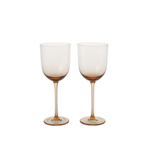 Ferm Living - Host White Wine Glasses Set Of 2 / Blush - Vinglass