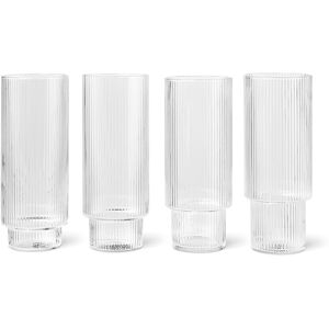 Ferm Living Ripple Long Drink Glass Set