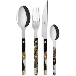 Sabre Paris Bistrot 4 Pieces Cutlery Set Dune - Black