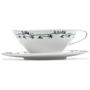 Serax Tea Cup + Saucer Anemone Milk - Set Of 2