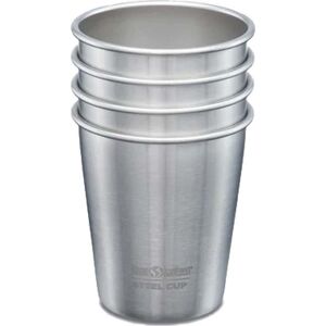 Klean Kanteen Steel Cup 296 ml 4-pack brushed stainless 296 ml, Brushed Stainless