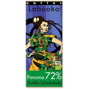 Kaffebox Zotter Labooko 72% Panama Craft Chocolate Bar