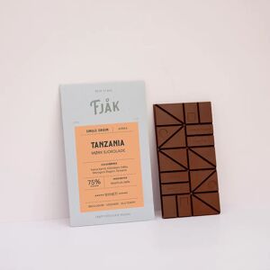 Kaffebox Fjåk 75 % Dark Tanzania craft chocolate bar