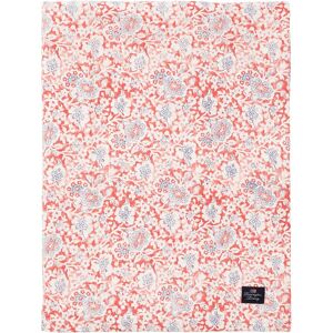 Lexington Printed Flowers Recycled Cotton bordduk 150x350 cm Coral