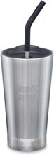 Klean Kanteen Insulated Tumbler with straw 473 ml Brushed stainless