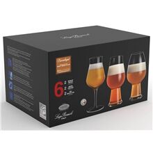 Luigi Bormioli Birrateque ølglas-sett tester 6-pack 1 set