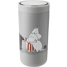 Stelton Moomin To Go Click 0,4 L 0.4 liter Soft light grey