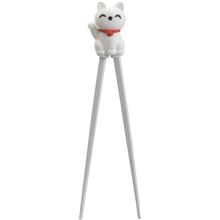 Tokyo Design Studio Children Chopsticks 22cm Lucky Cat White