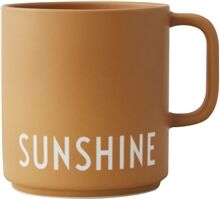 Design Letters Favoritkopp med håndtak Sunshine / Mustard