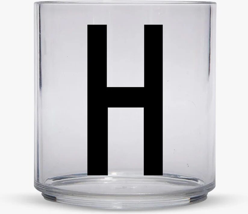 Design Letters Barna personlige drikkeglass A-Z, H