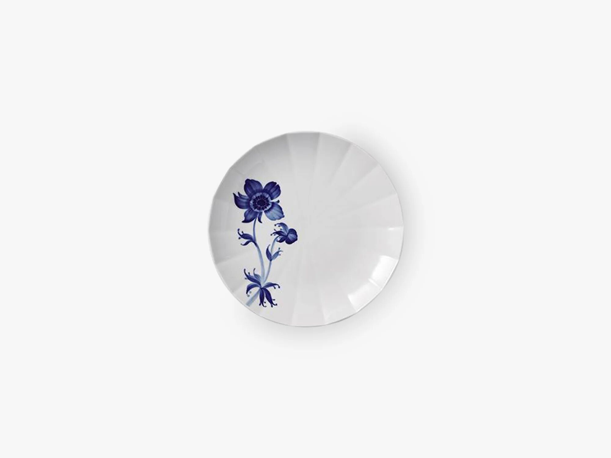 Royal Copenhagen Blomst Plate Fransk Anemone, 22 Cm