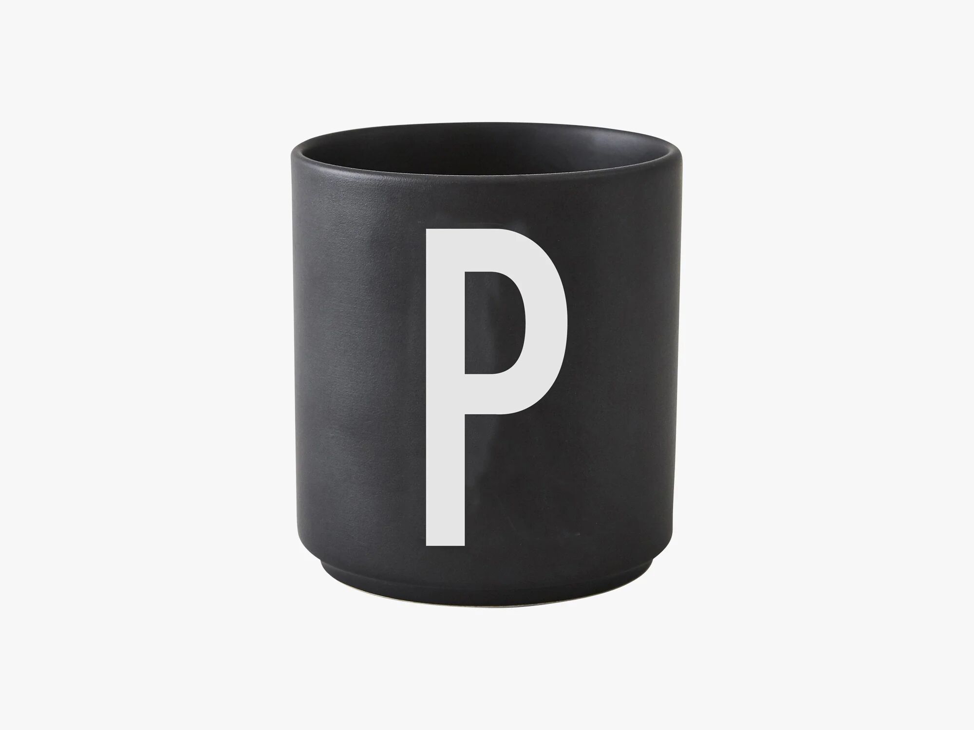 Design Letters Porselen, kopp svart, P