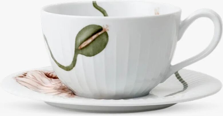 Kähler Hammershøi Poppy teacup m tallerken, 38 cl