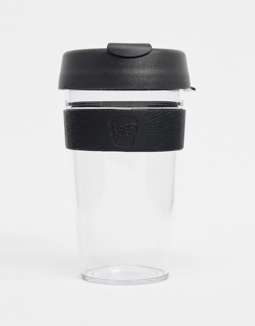 Keep Cup KeepCup Reusable Original in Clear Black Plastic 16oz-No colour  No colour