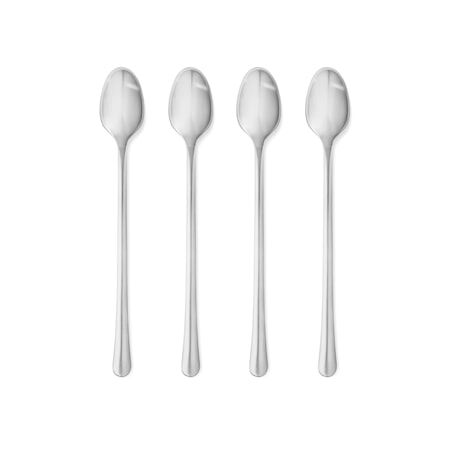 Georg Jensen Copenhagen Latteskje 4 stk. Rustfritt Stål Matt