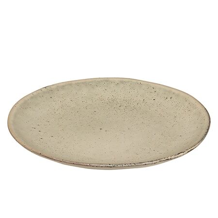 Broste Copenhagen Desserttallerken Stengods Nordic Sand Ø20 cm