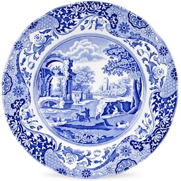 Spode Blue Italian Tallerken 27 cm