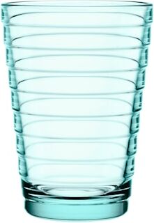 Iittala Aino Aalto glass 33 cl vanngrønn 2-pakk