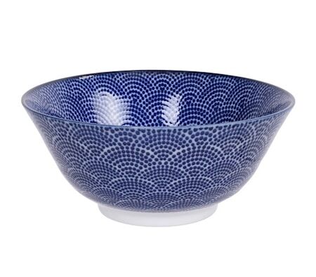 Tokyo Design Studio Nippon Blue Tayo Bowl Dots 15 cm