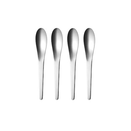 Georg Jensen Arne Jacobsen Dessertskjesett 4 stk. Rustfritt Stål