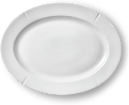 Rosendahl Grand Cru Oval plate 30x23 cm hvit