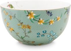 PIP Studio Jolie Skål Flowers Blue Ø 12 cm