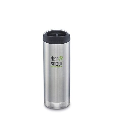 Klean Kanteen TKWide Insulated 473ml Med Café Cap Børstet Rustfritt Stål