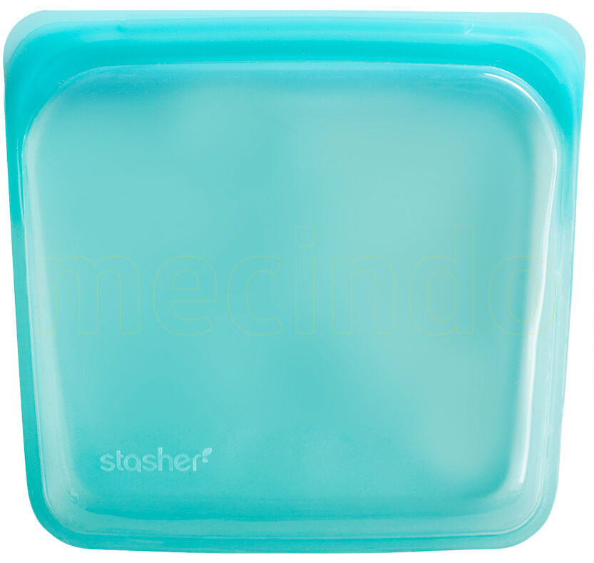 Stasher Gjenbrukbar Silikon Pose - Medium Aqua - 450 ml