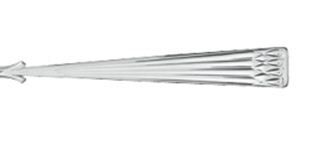 Arvesølv sølvbestikk fiskekniv m/sølv klinge